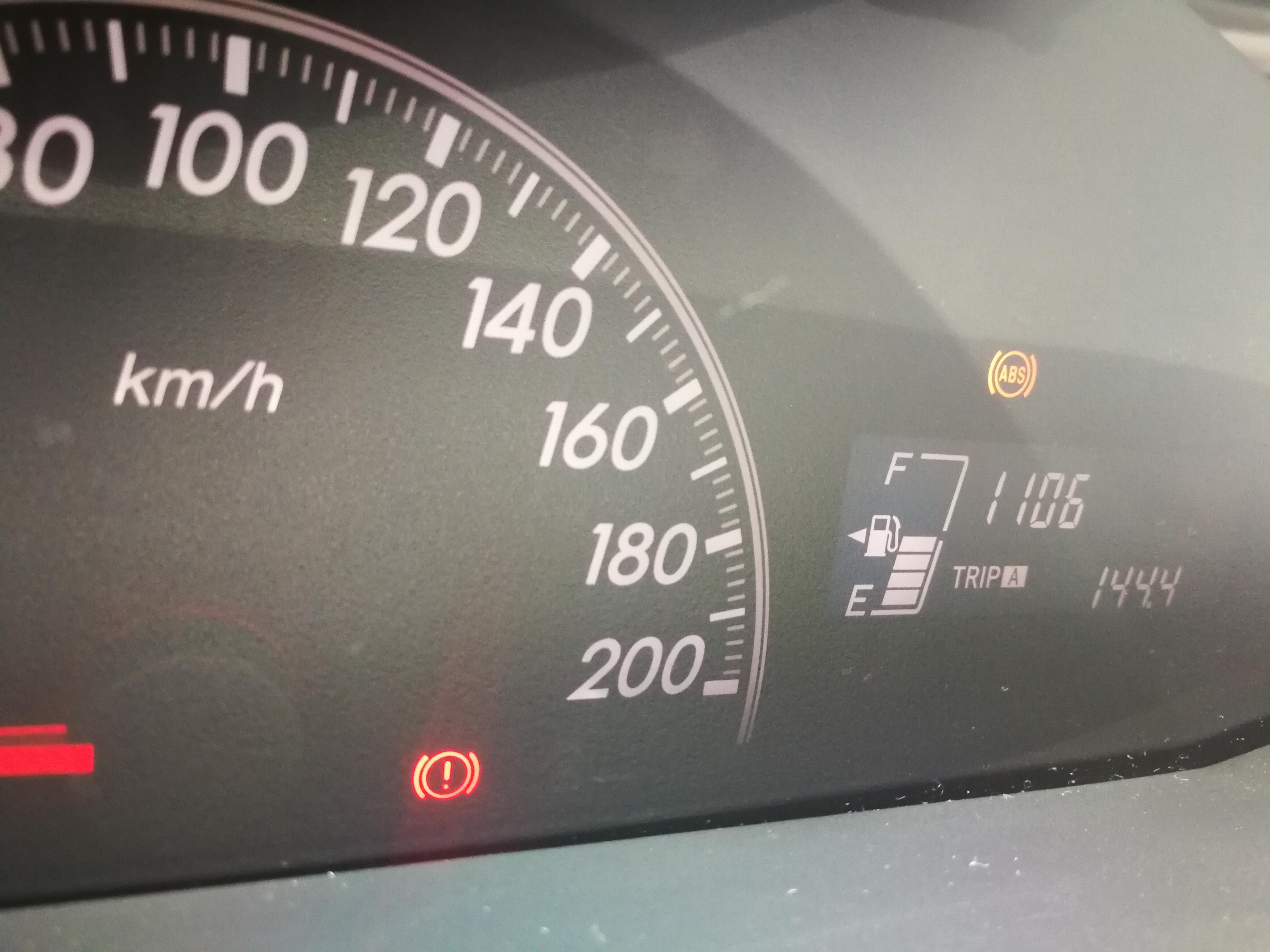 My 2007 yaris abs and handbrake lights turned on. what do i do?