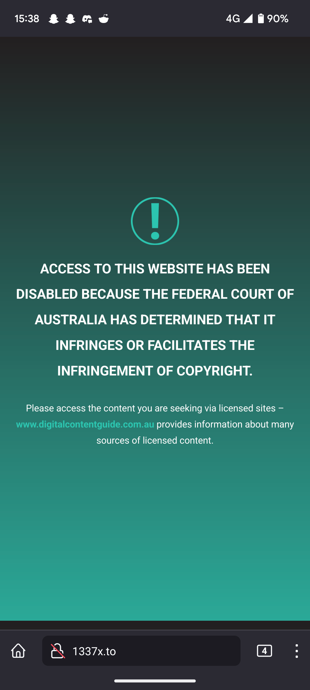 1337x gone in australia : rPiracy