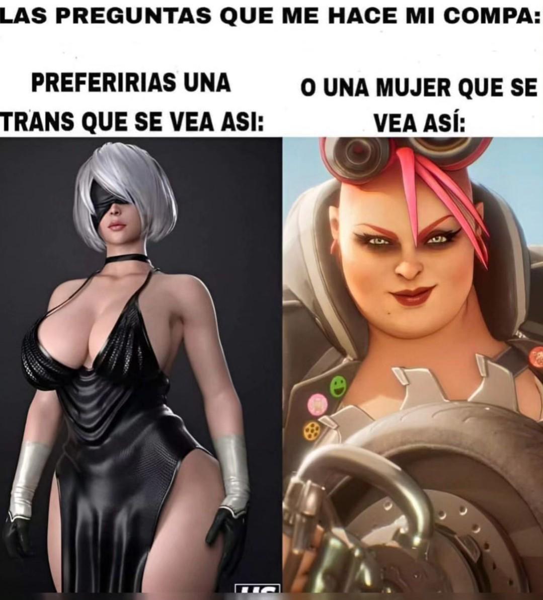 Creo que estamos de acuerdo en que la correcta es trava feo y pijudo. :  rdankgentina