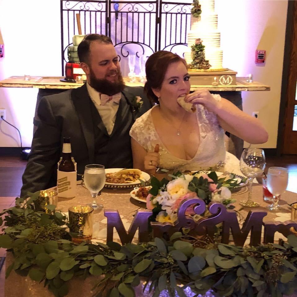 Favorite candid pic from our reception! married 03/23/19!