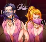 Nami and Robin are captured fishneak One Piece : rrule34