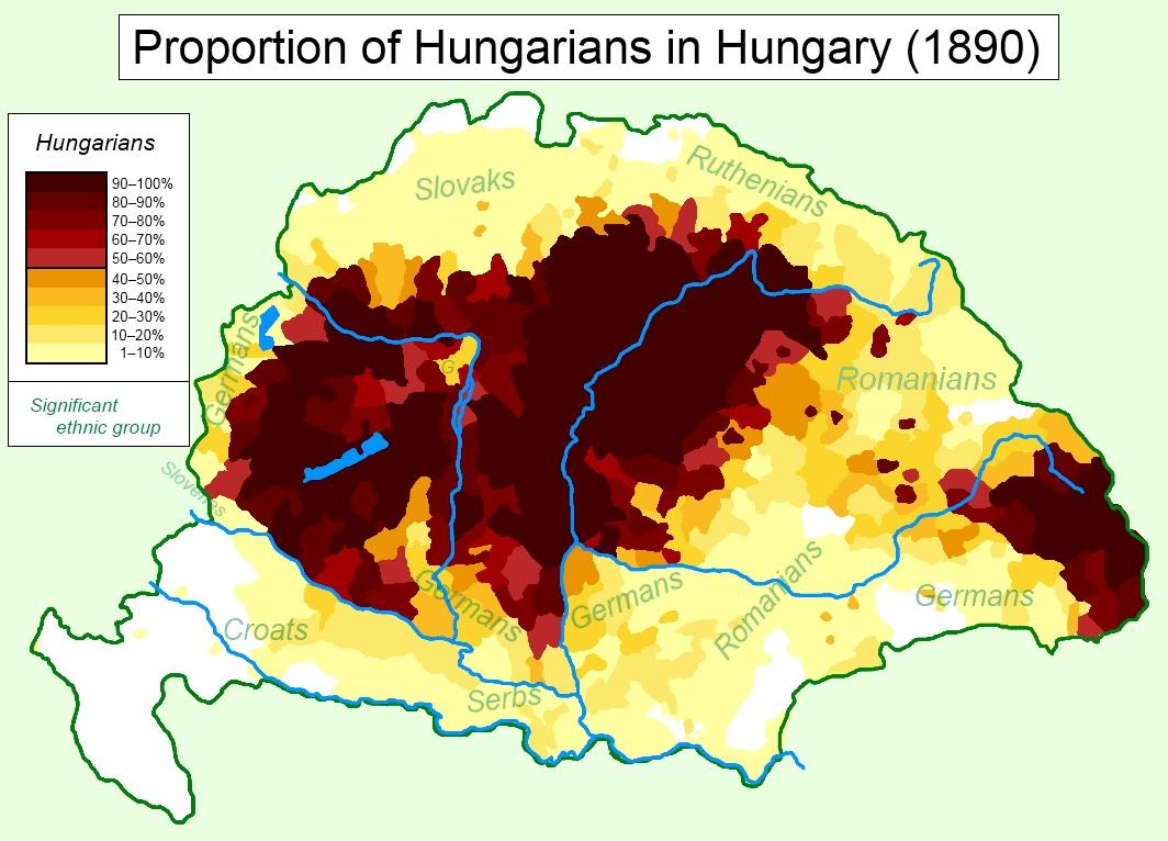 Austrian population density map