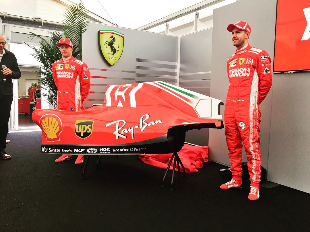 A Look At The New Ferrari Livery For Japan Formula1