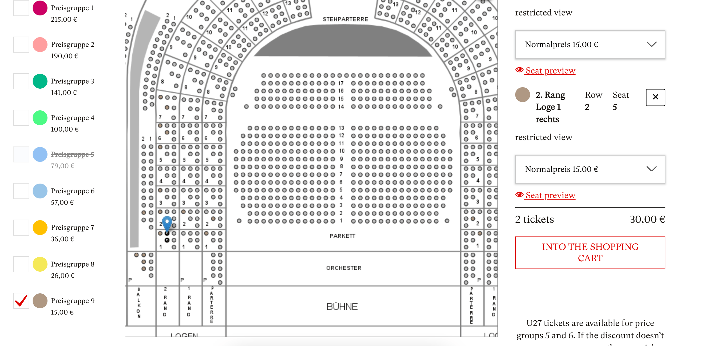 Vienna State Opera Seating Plan PRIVATE Guided Tour.