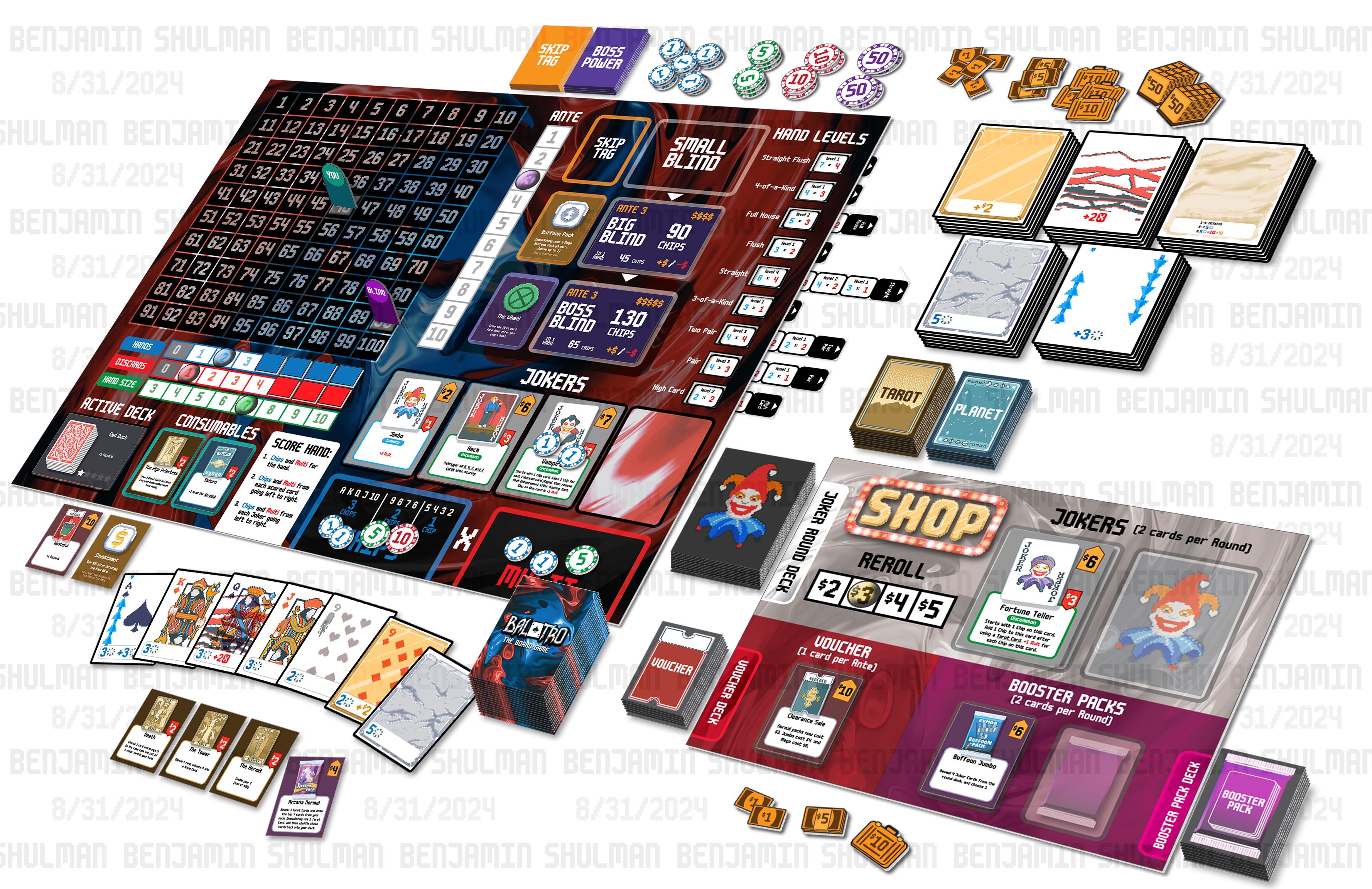 Balatro Board Game Concept : rbalatro