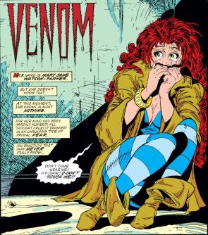 Why has Venom especially left such a severe psychological impact on Mary Jane’s psyche?