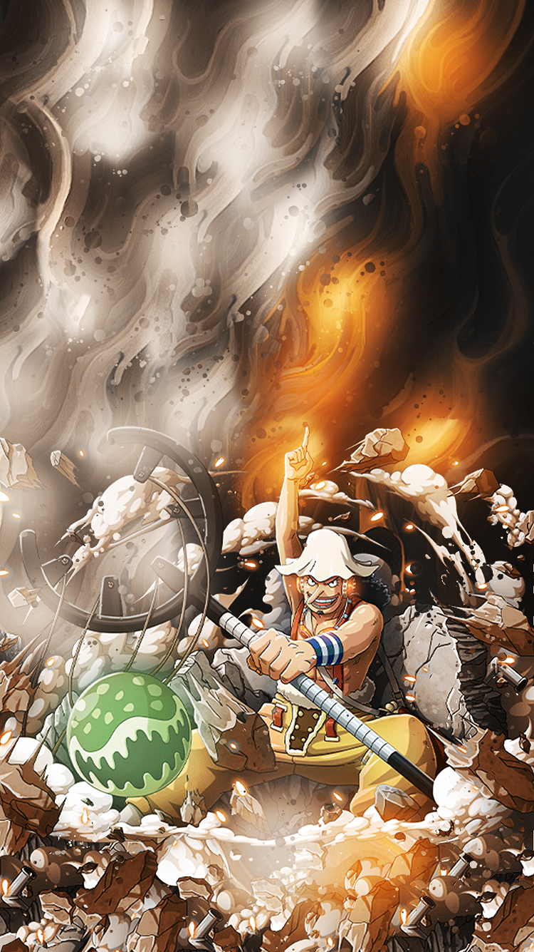 I Made A Usopp Wallpaper For Mobile Onepiece
