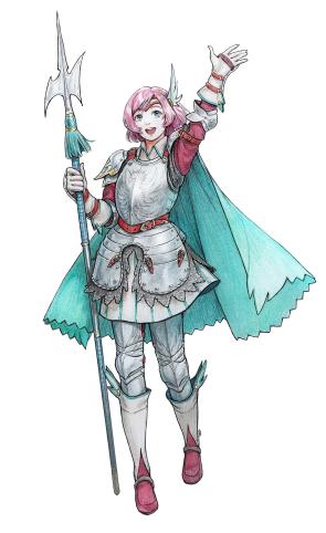 Marcia from Fire Emblem 10 – Armor redesign (art by me)