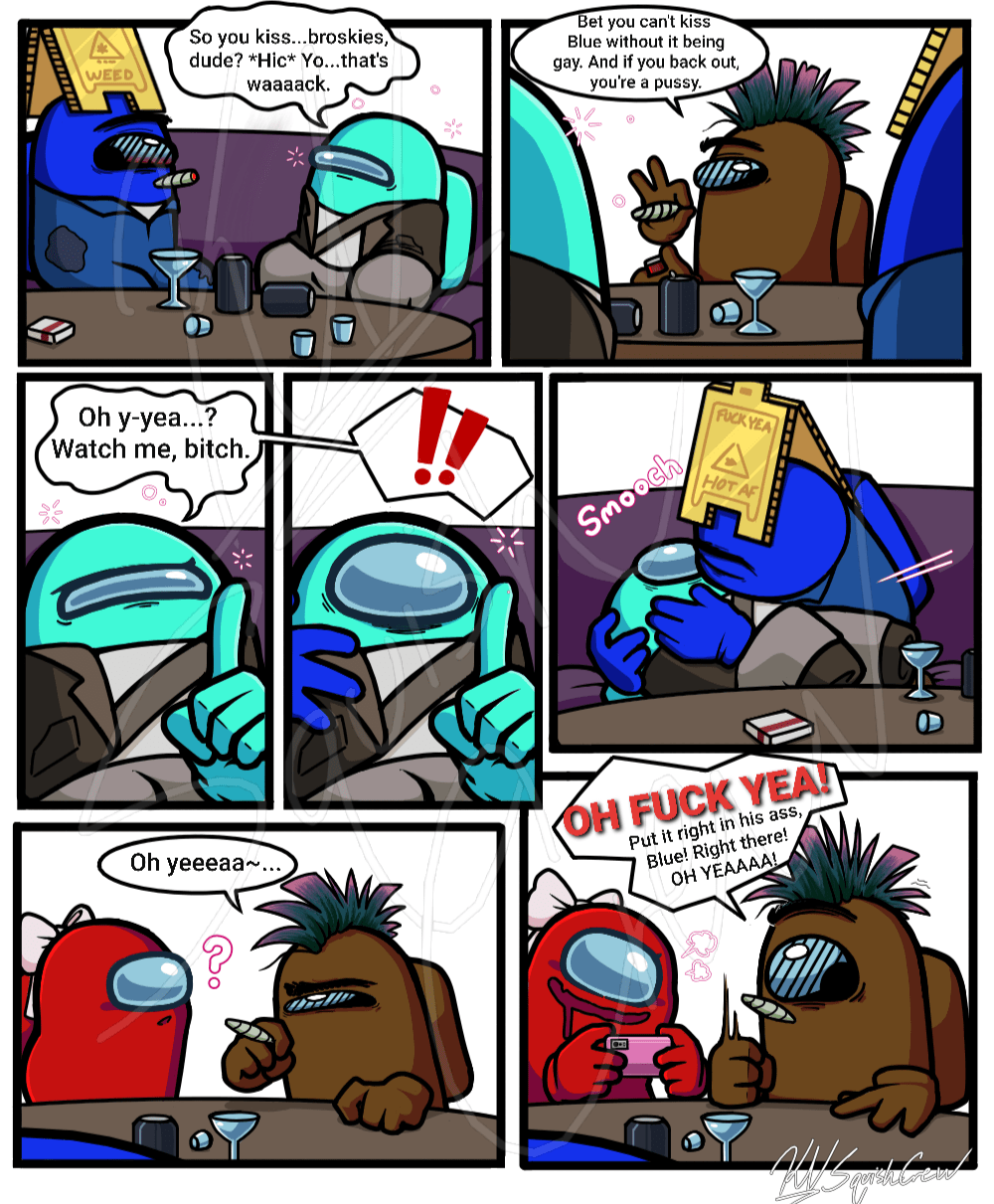 Shitpost: Eugene gets drunk and forgets he's straight : rAmongUsPorn