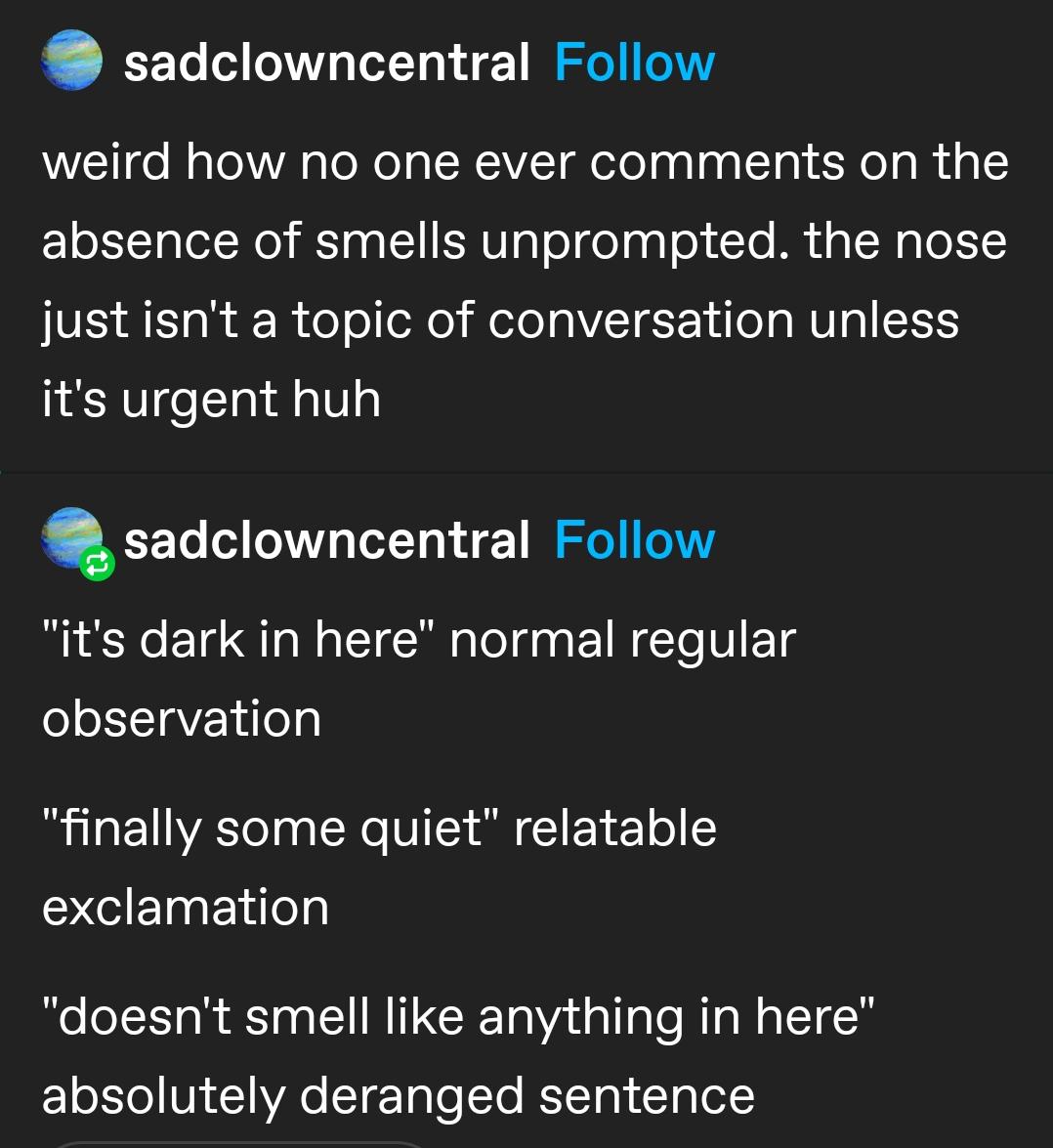 Smells : rtumblr