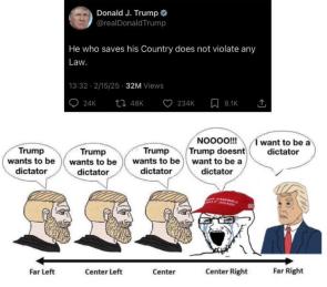 Trump’s even saying it himself