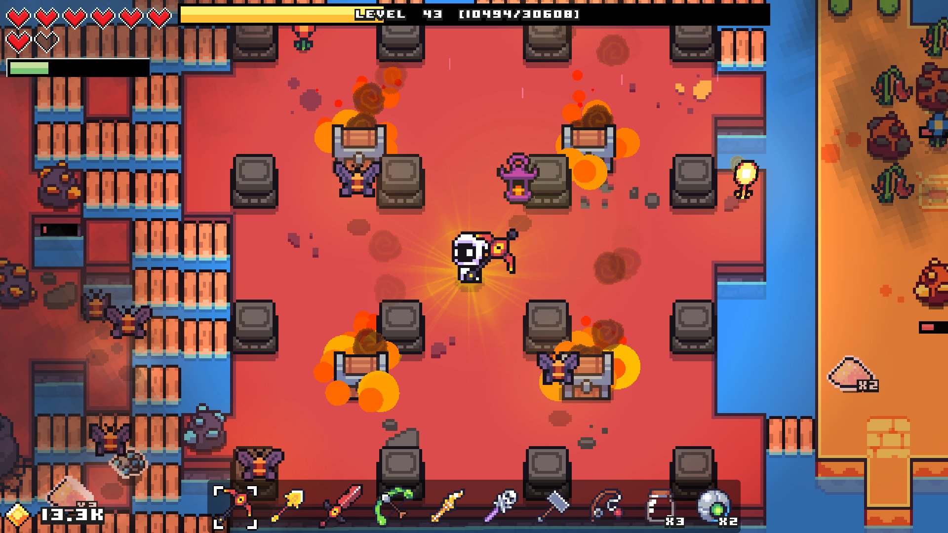Forager Plete List Of Puzzles With Guides Walkthrough And Rewards Pwrdown Forager Graveyard Biome Puzzle Solutions. Forager Plete List Of Puzzles With Guides Walkthrough And Rewards Pwrdown We see how to solve the Frozen Galaxy ice biome puzzle tower plus visit the fire biome in more Forager beta 62 gameplay.