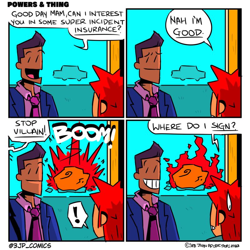 Suddenly Super Oc R Comics - Premium Vintage Illustration Gallery - High Resolution