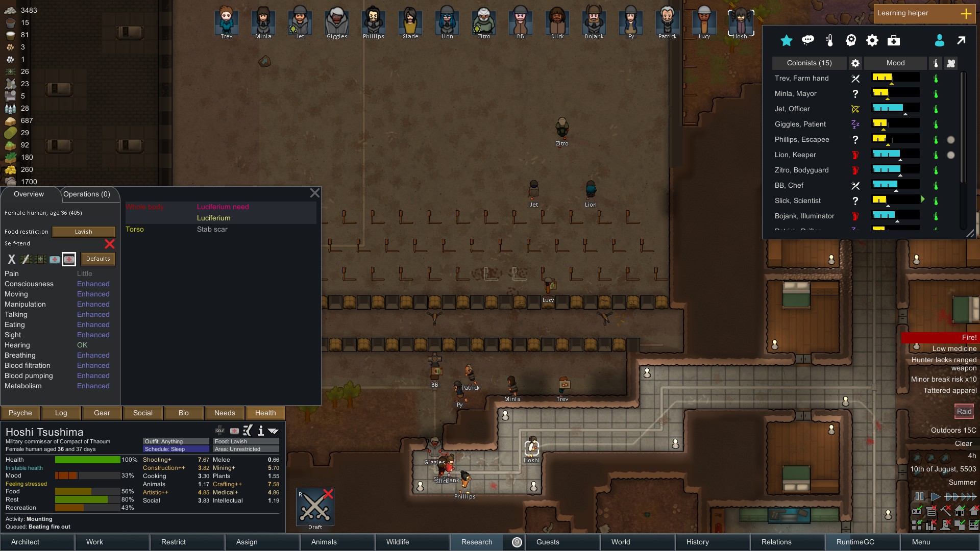 I Am Tynan Sylvester Developer Of Rimworld Ama R Games While an addiction is active a colonist must regularly take the drug they are addicted to or face a mood and health penalty.