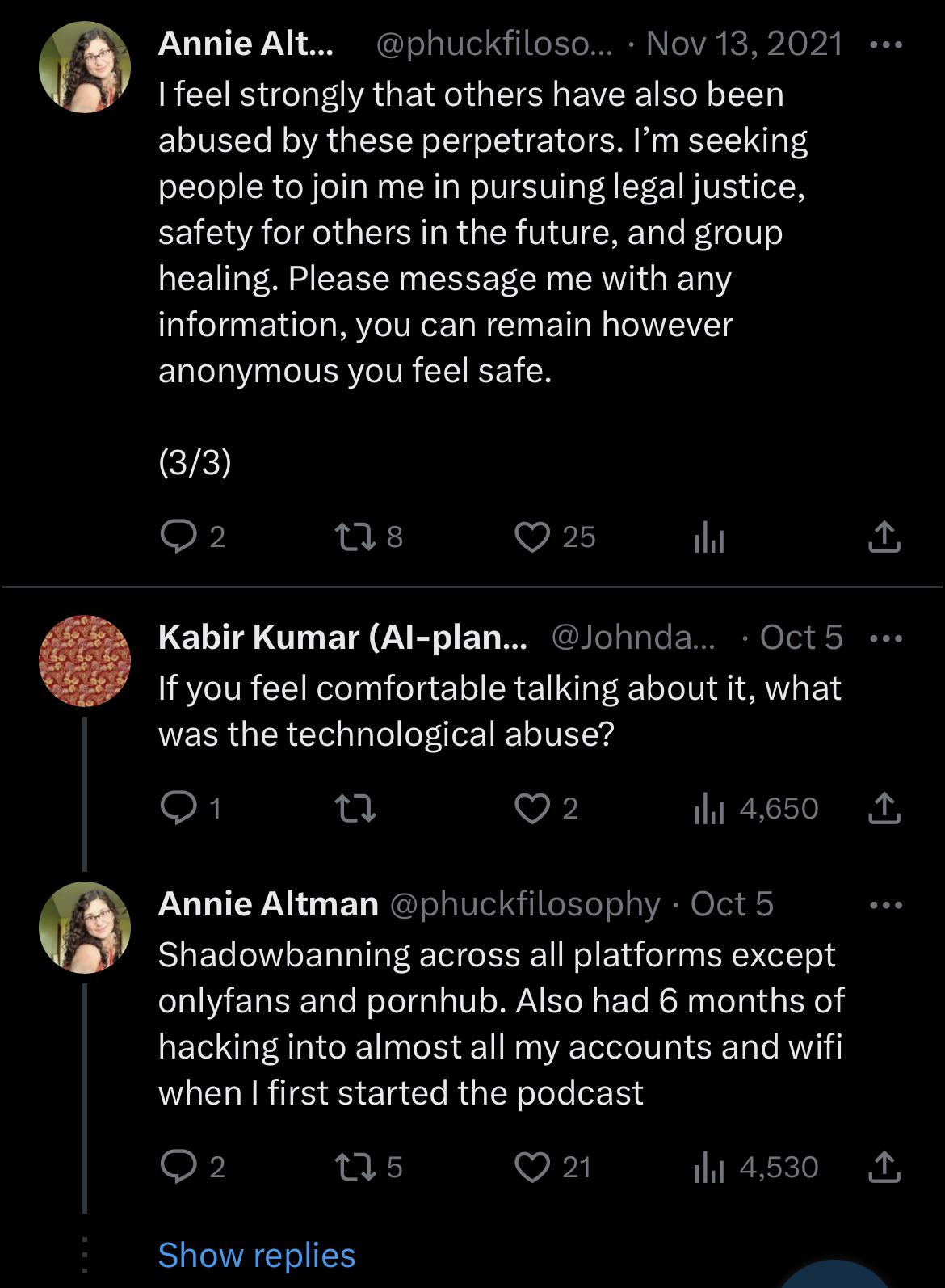 OpenAI CEOs sister is making disturbing claims : rDestiny