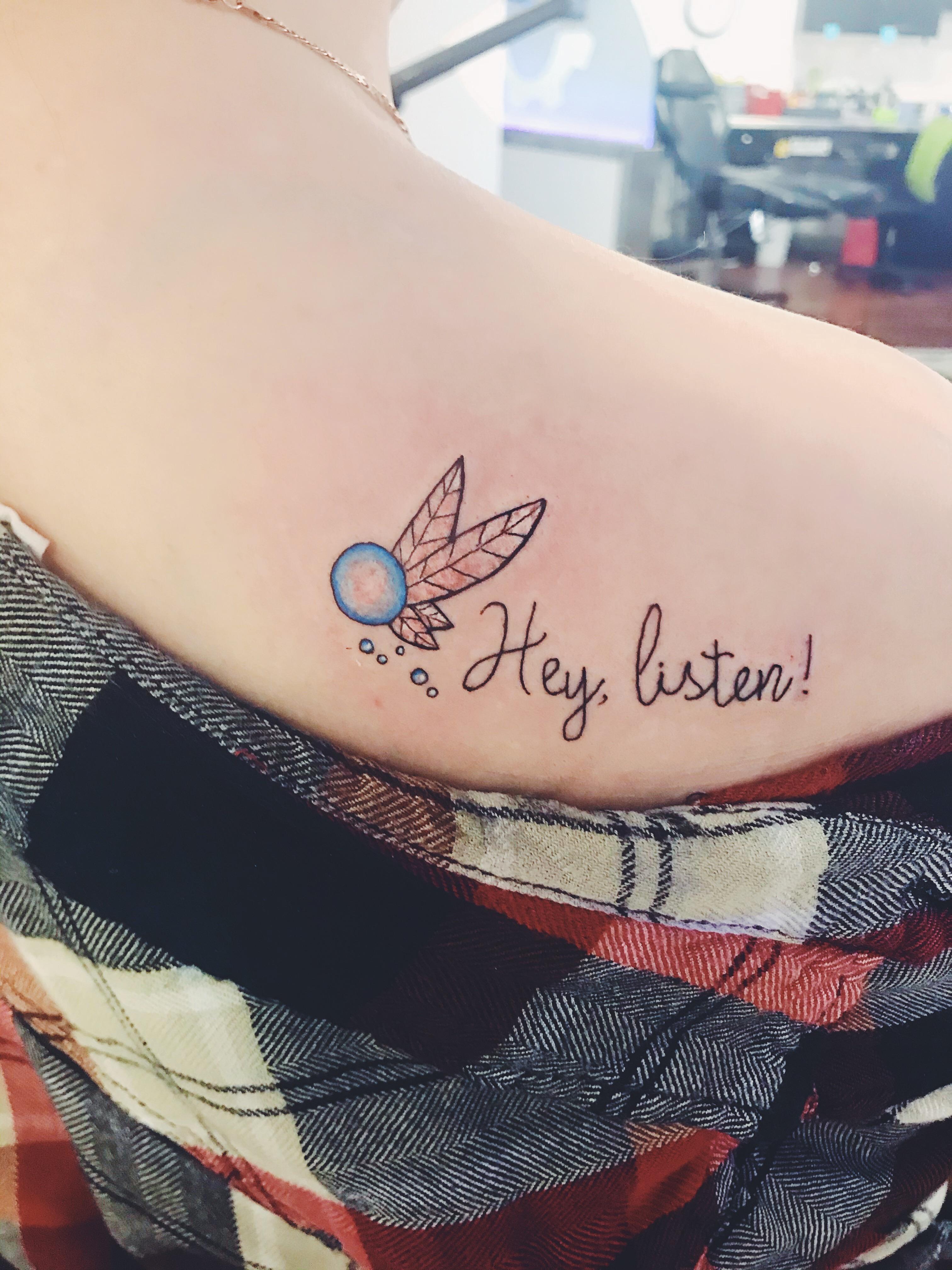 Got My Navi Tattoo Before Quarantine, Been Wanting It For Years And She Came Out So Cute! This Is My Third Zelda Related Tattoo And I'm Planning Many Many More : R/Zeldatattoos 4032_x_3024_jpg