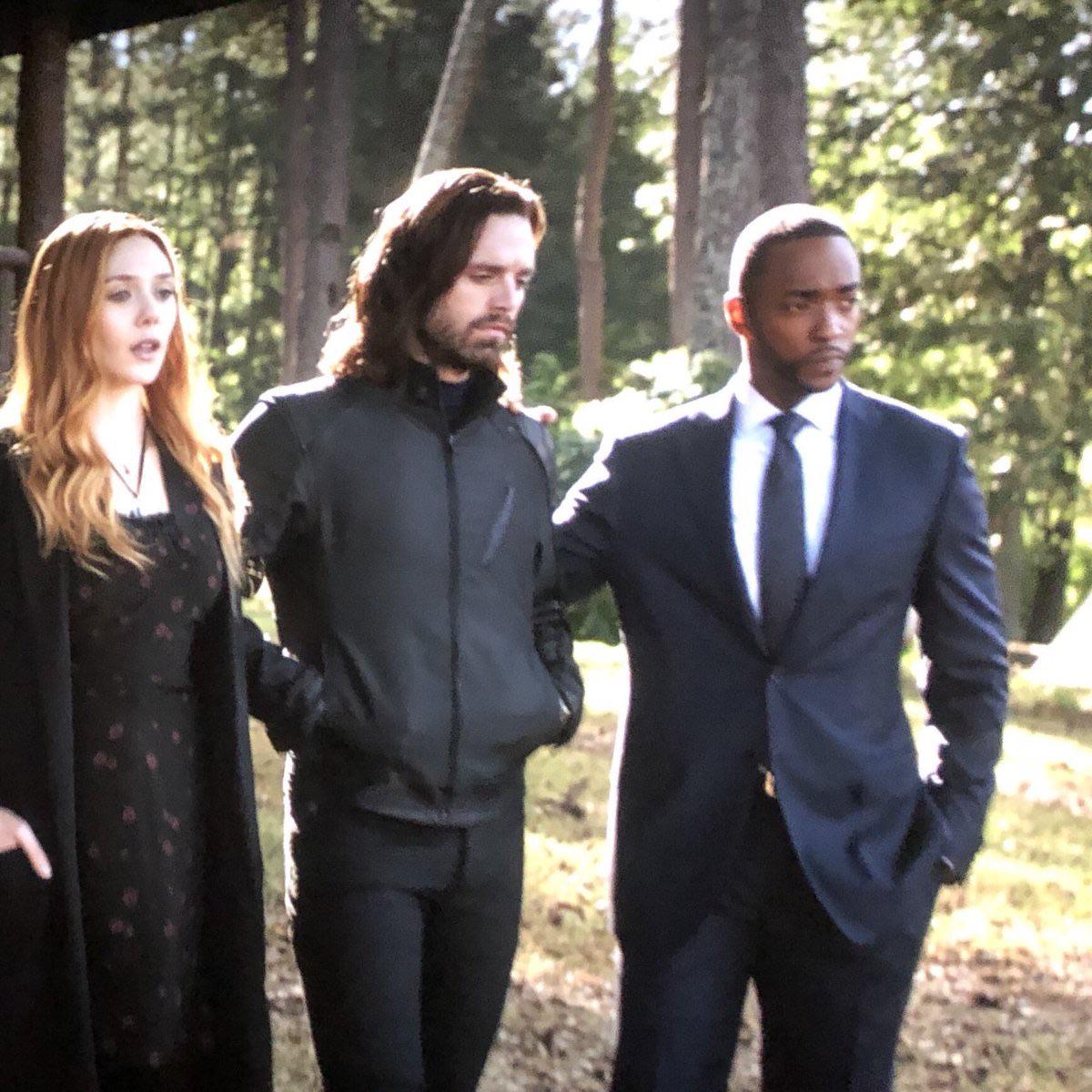 I Saw Someone Say That Bucky Didn T Dress Up For The Funeral Because He Figured Tony Prolly Didn T Want Him There Pretty Cool Observation If True Marvelstudios