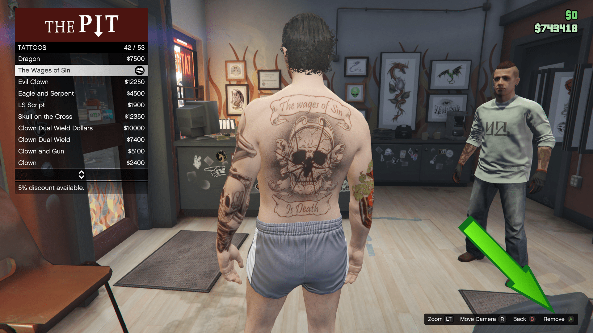 Not Sure How New This Is But You Can Remove Your Tattoos Now Gtaonline