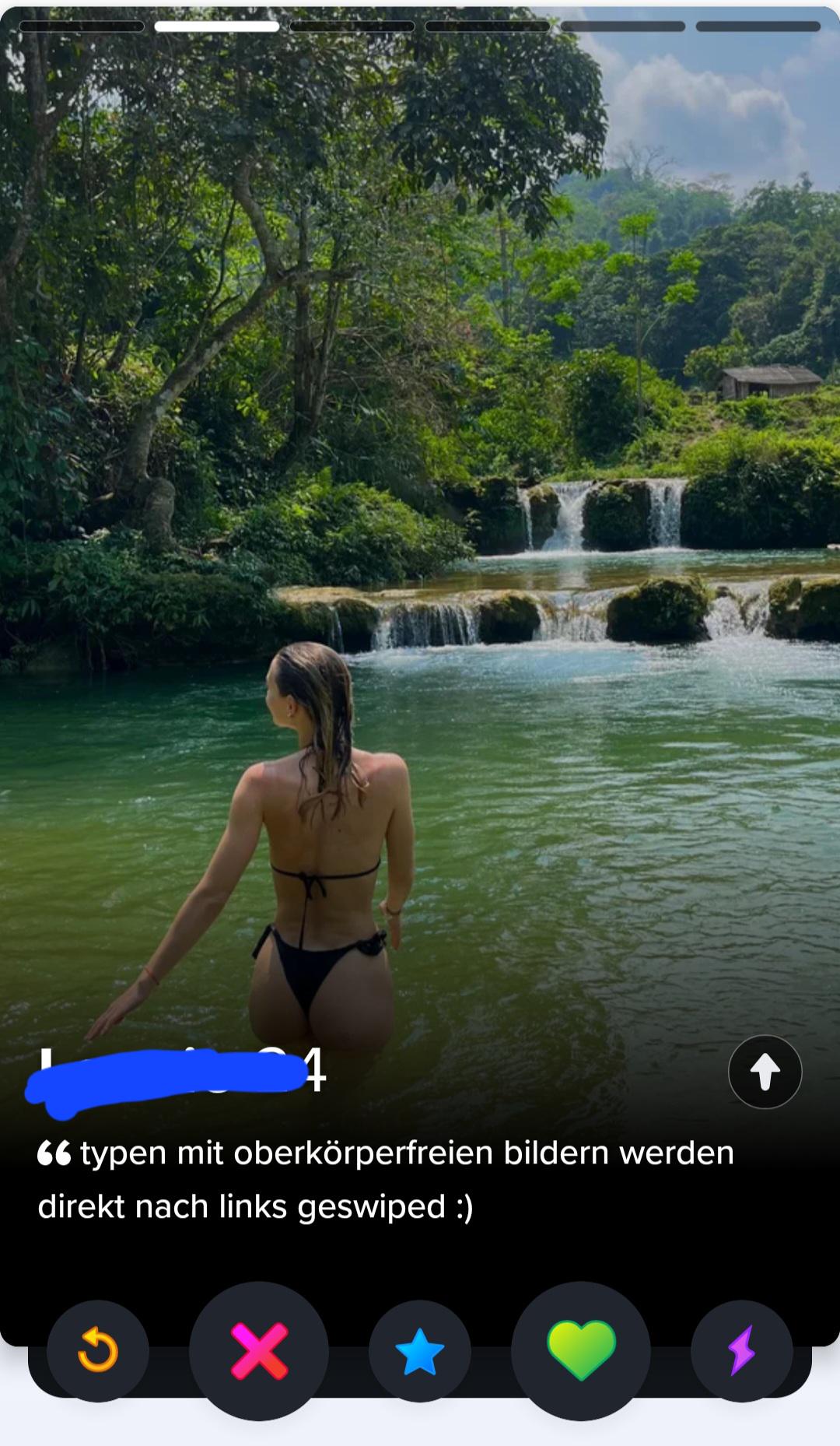 Most reasonable girl on Tinder. Translation: guys with topless pics will be  swiped left. : rTinder