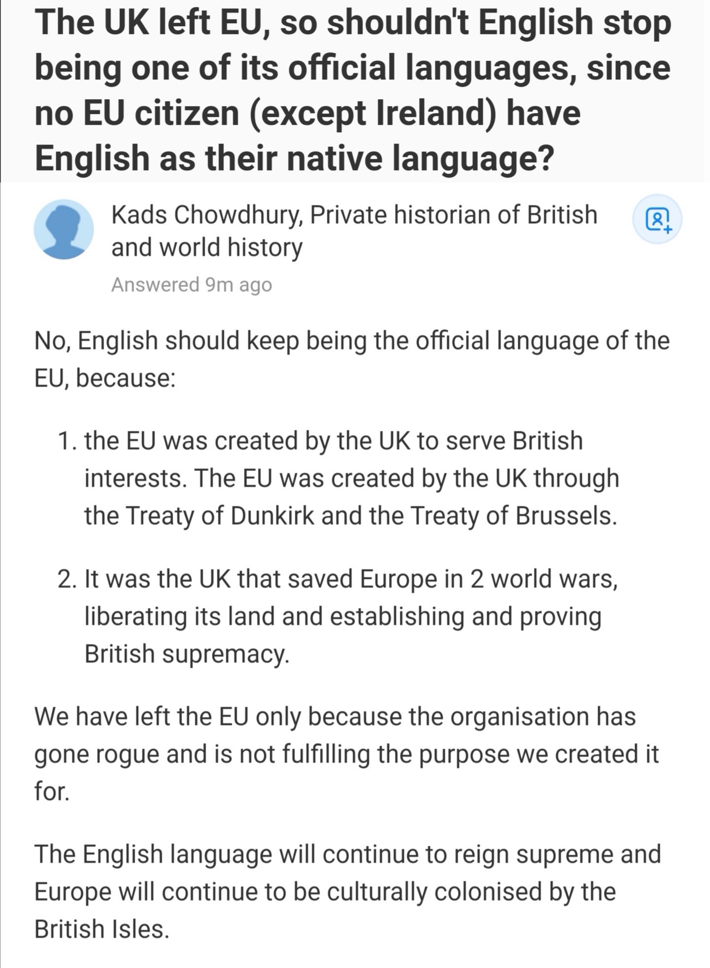 An answer on quora sent shivers down my spine.