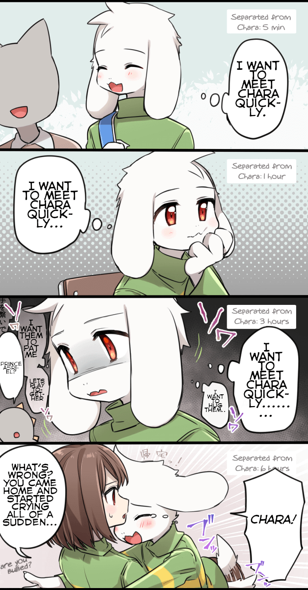Most Sizzling Chara x Asriel Moments-Undertale Porn