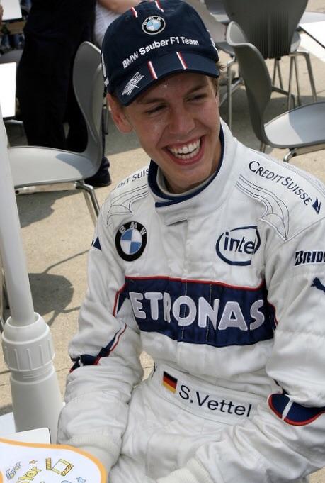 Vettel In A Bmw Suit Looks So Unusual After Years At Red