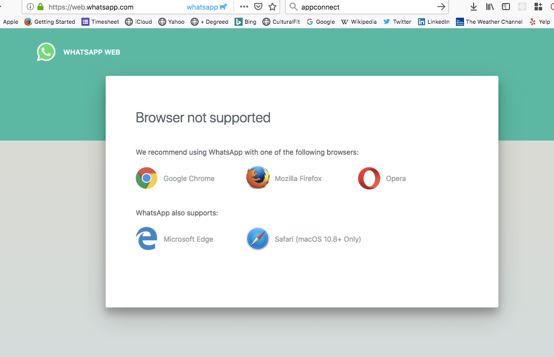 Whatsapp Web Does Not Open In Firefox Quantum 69 0 64 Bit Is Anyone Facing The Same Issue Or Is It Related To Multi Container Firefox