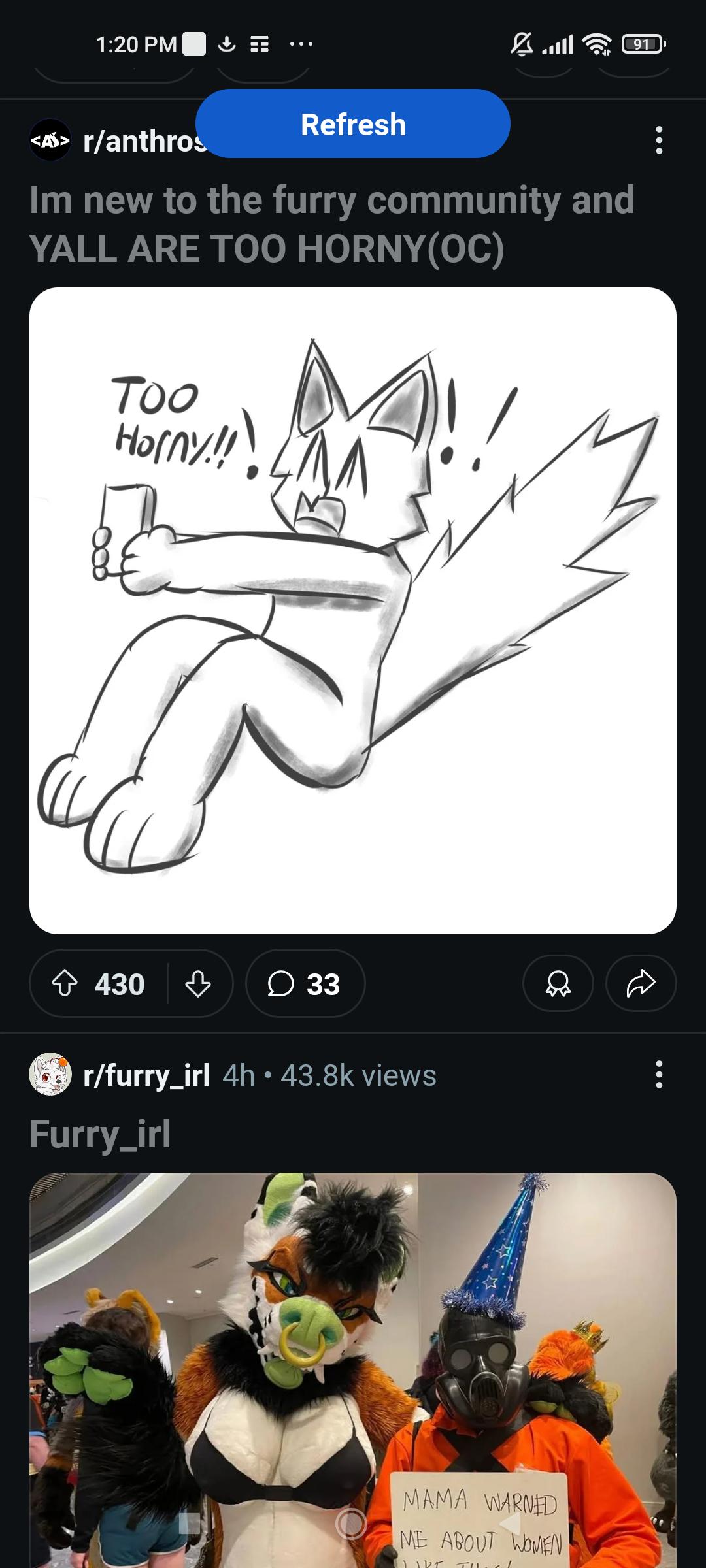 Im new to the furry community and YALL ARE TOO HORNY(OC) : ranthroswim