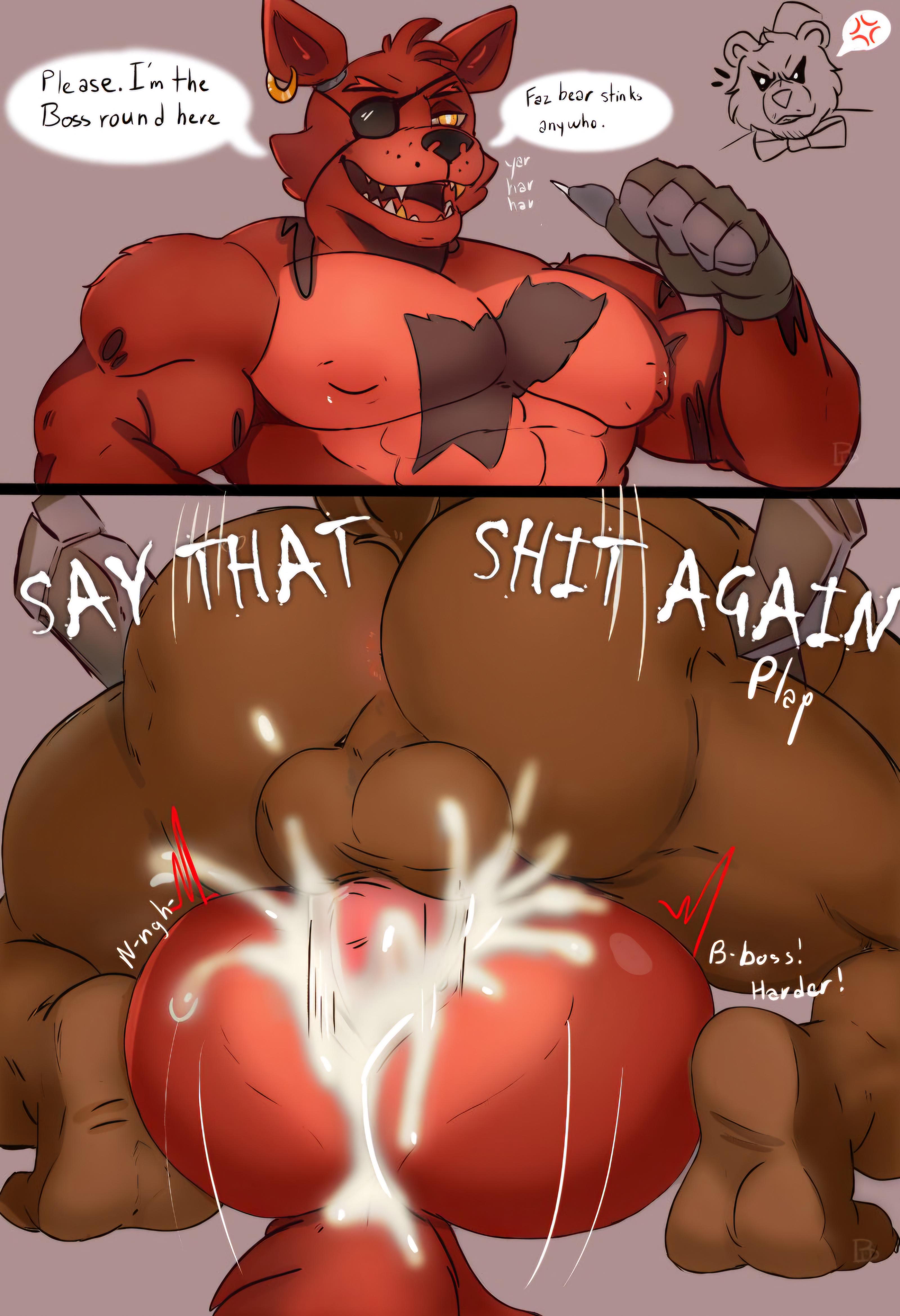 IMAGE] Whos The Boss Here? 🐻x🦊 Freddy Fazbear Fucks Foxy Gay FNAF Porn  NSFW Fnafnsfwgay (@CafeAuBandage) : rFnafnsfwgay