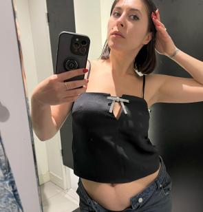 the perfect top to wear without a bra