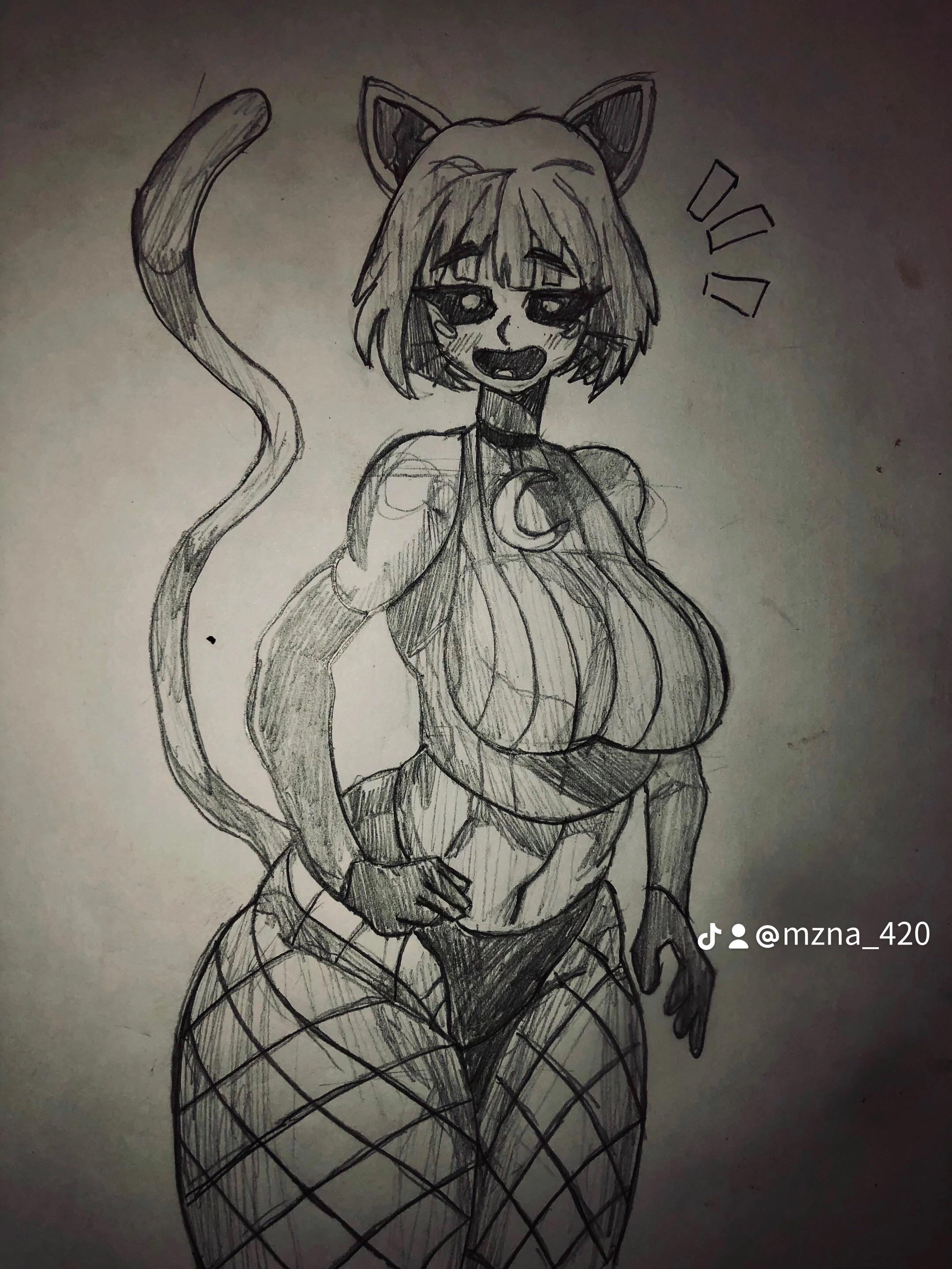 Redraw of (mai methakorns) version of [catnap] and my tiktok is (mzna.arts)  : rrule34