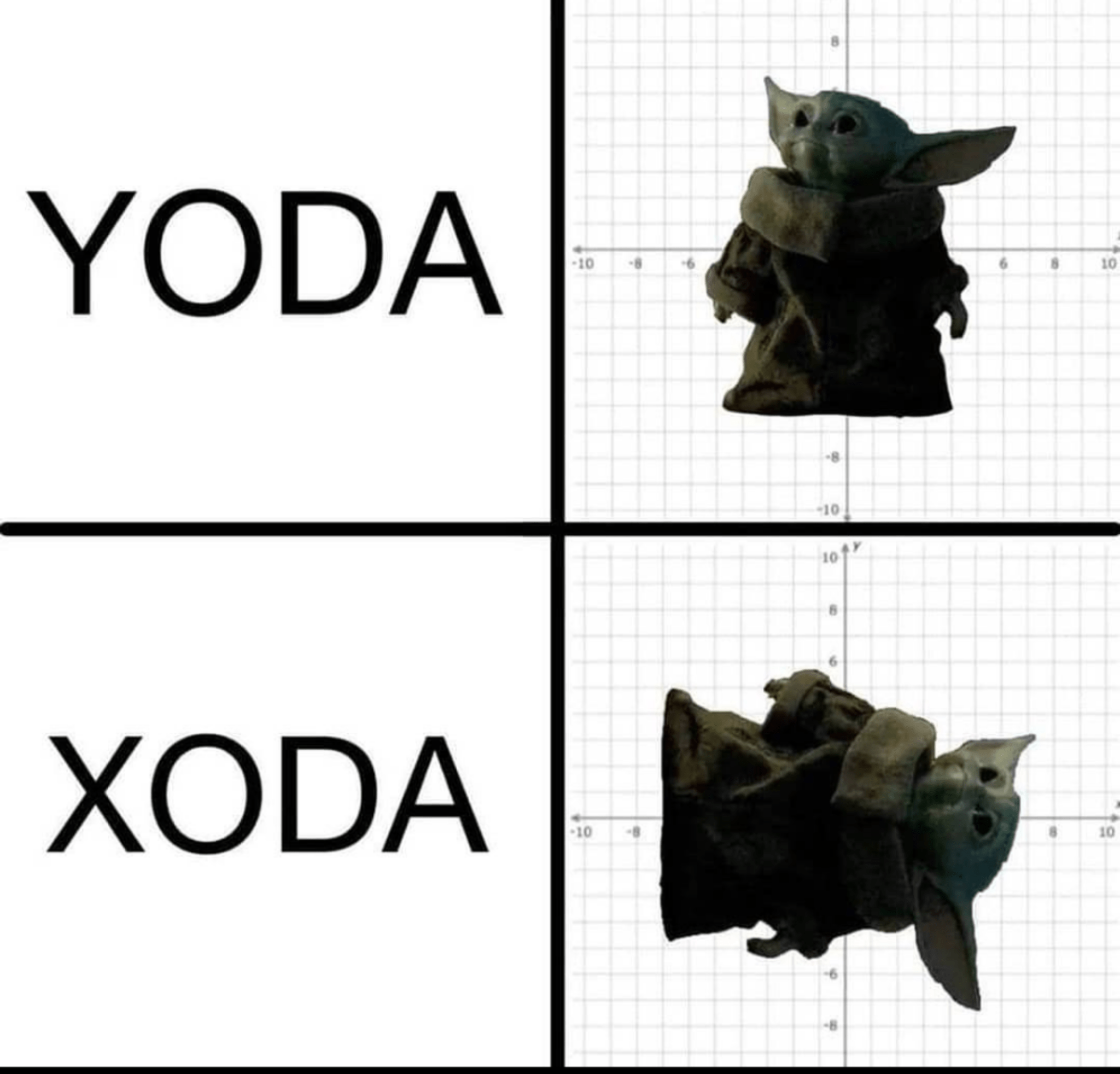 Which is better, baby Yoda or baby Xoda? : r/memes