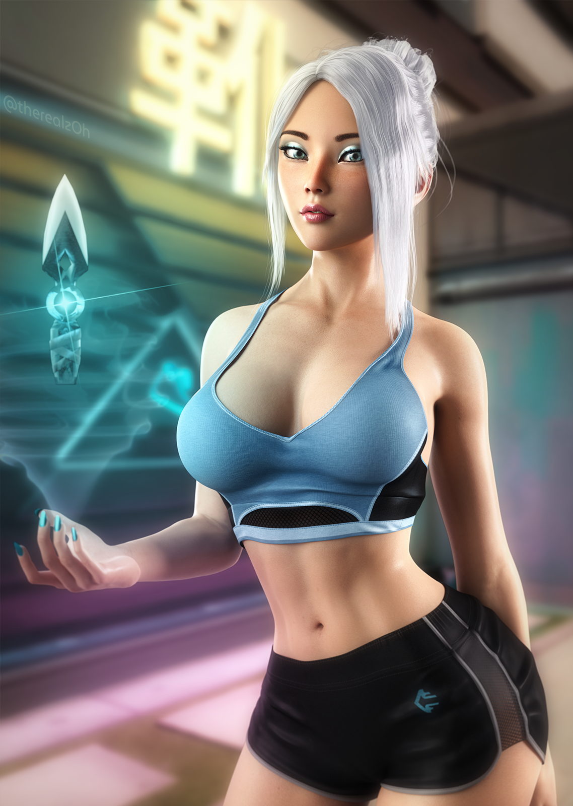 Jett in her usual pose. Naked version in comments. (therealzOh)[OC] :  rvalorantrule34