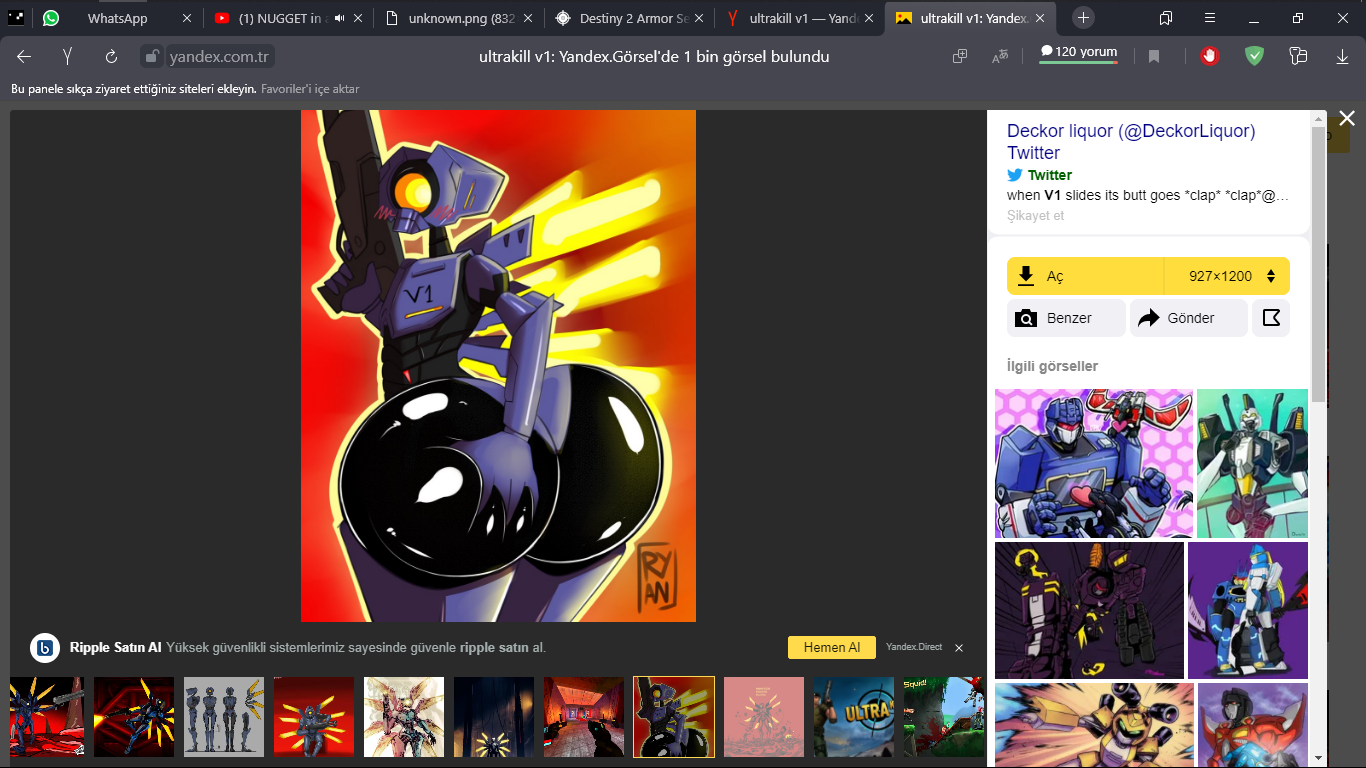 Guys,help me destroy world.Reason in picture : rUltrakill