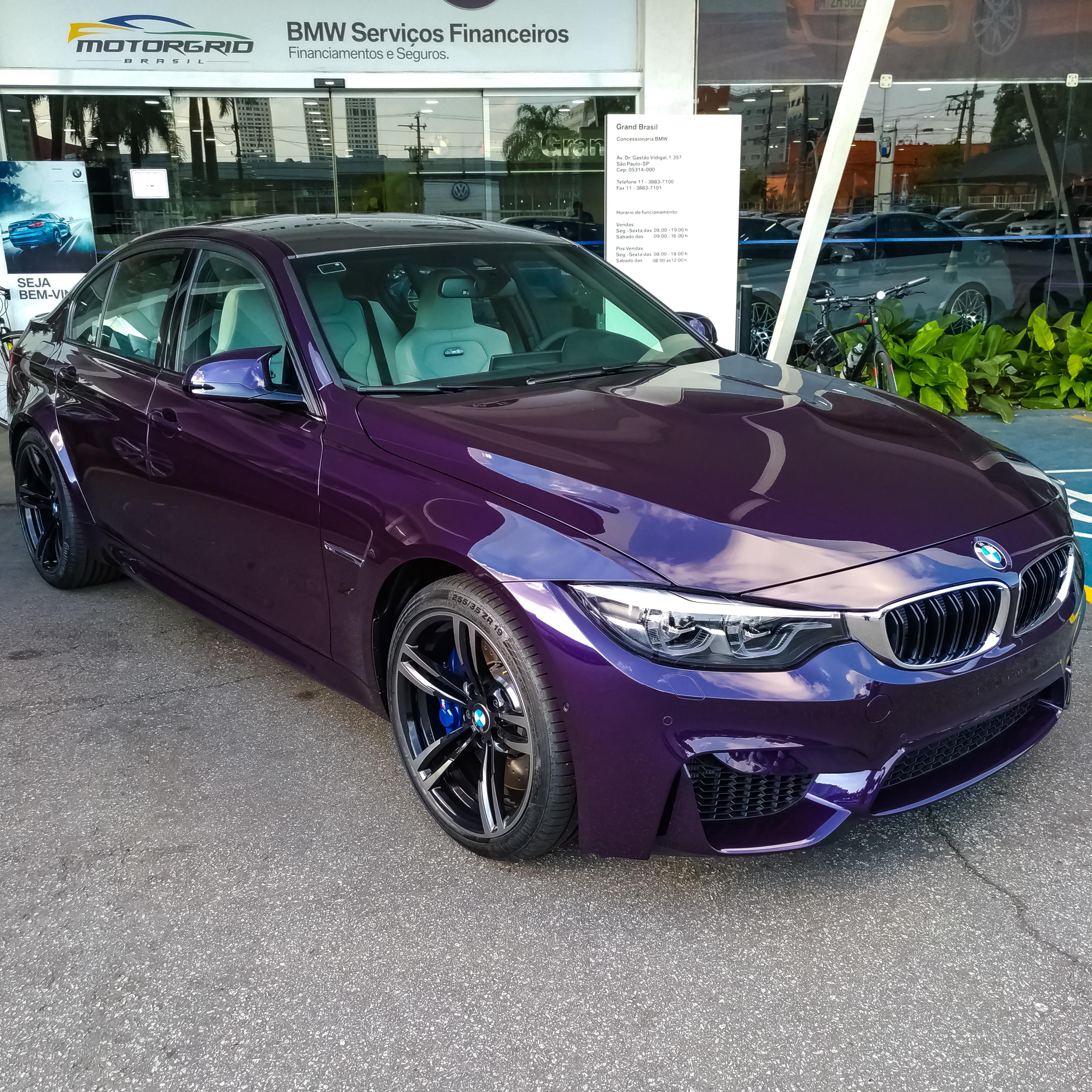 The only venetian violet bmw m3 f80 here in brazil. i saw it last