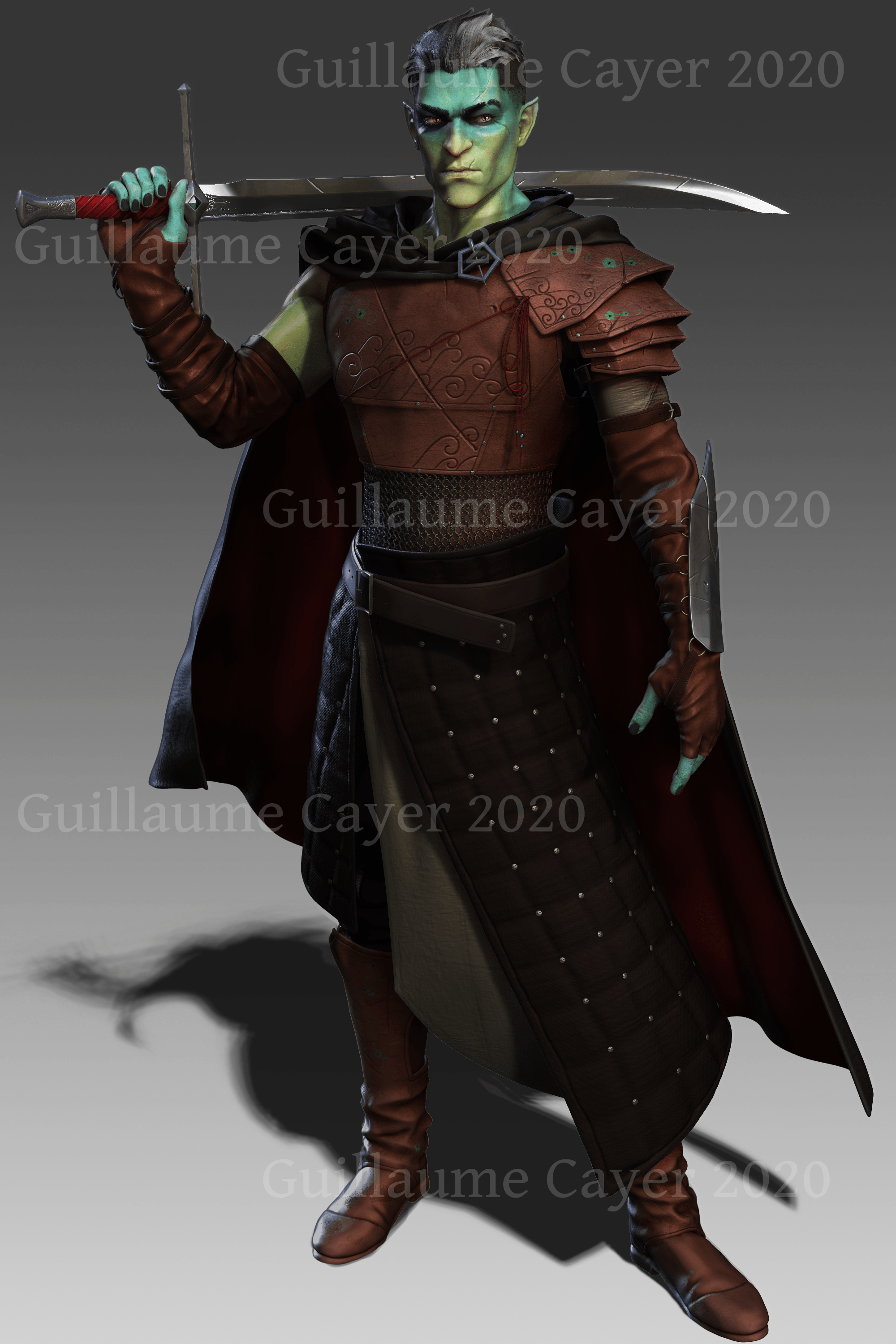 Spoilers C2E1] [OC] Fjord 3d model, may it reach the Willingham! :  rcriticalrole