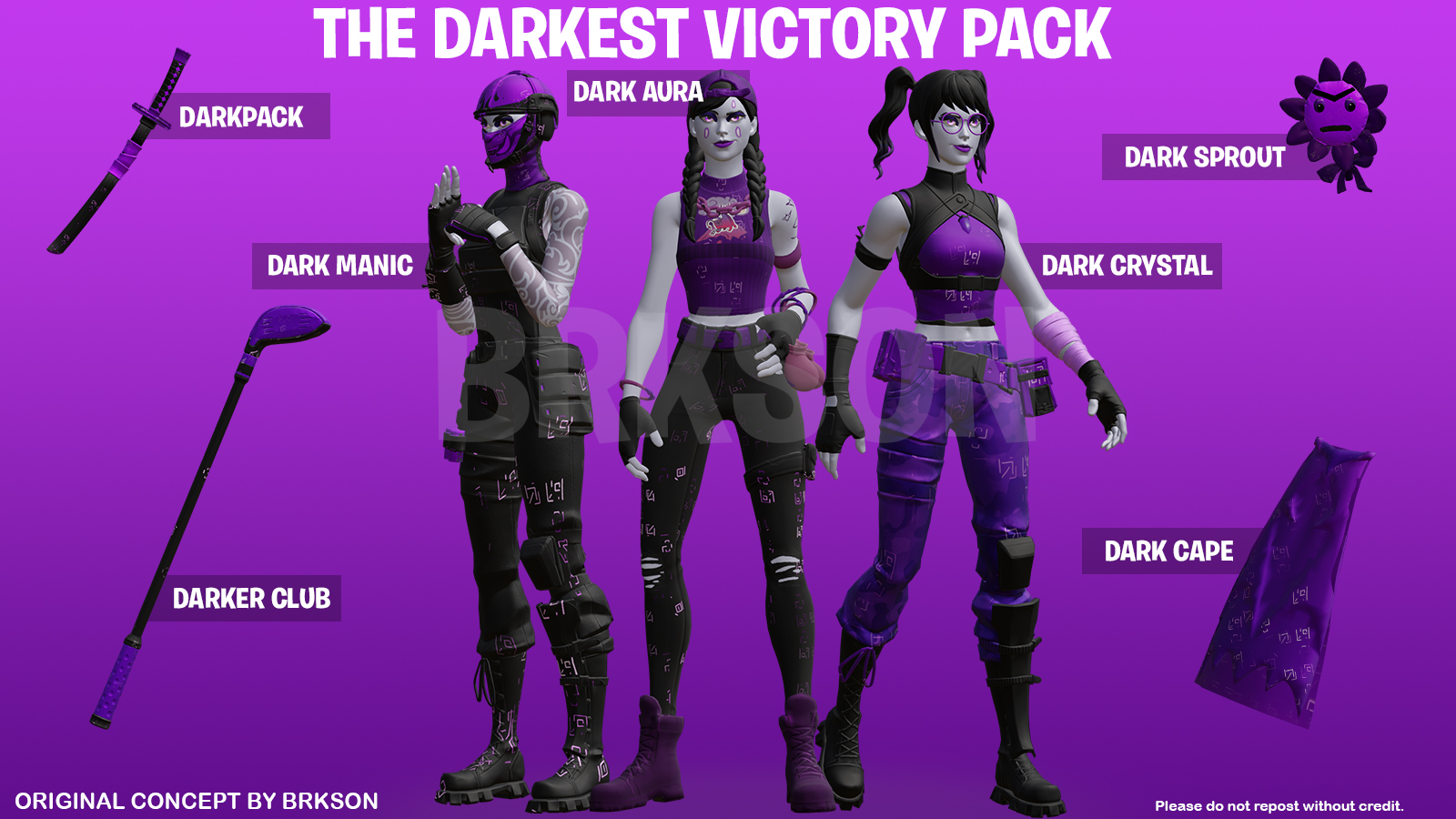 The aura skin in fortnite. The Darkest Victory Pack Experience The True Darkest Victories While Playing Fortnitebr