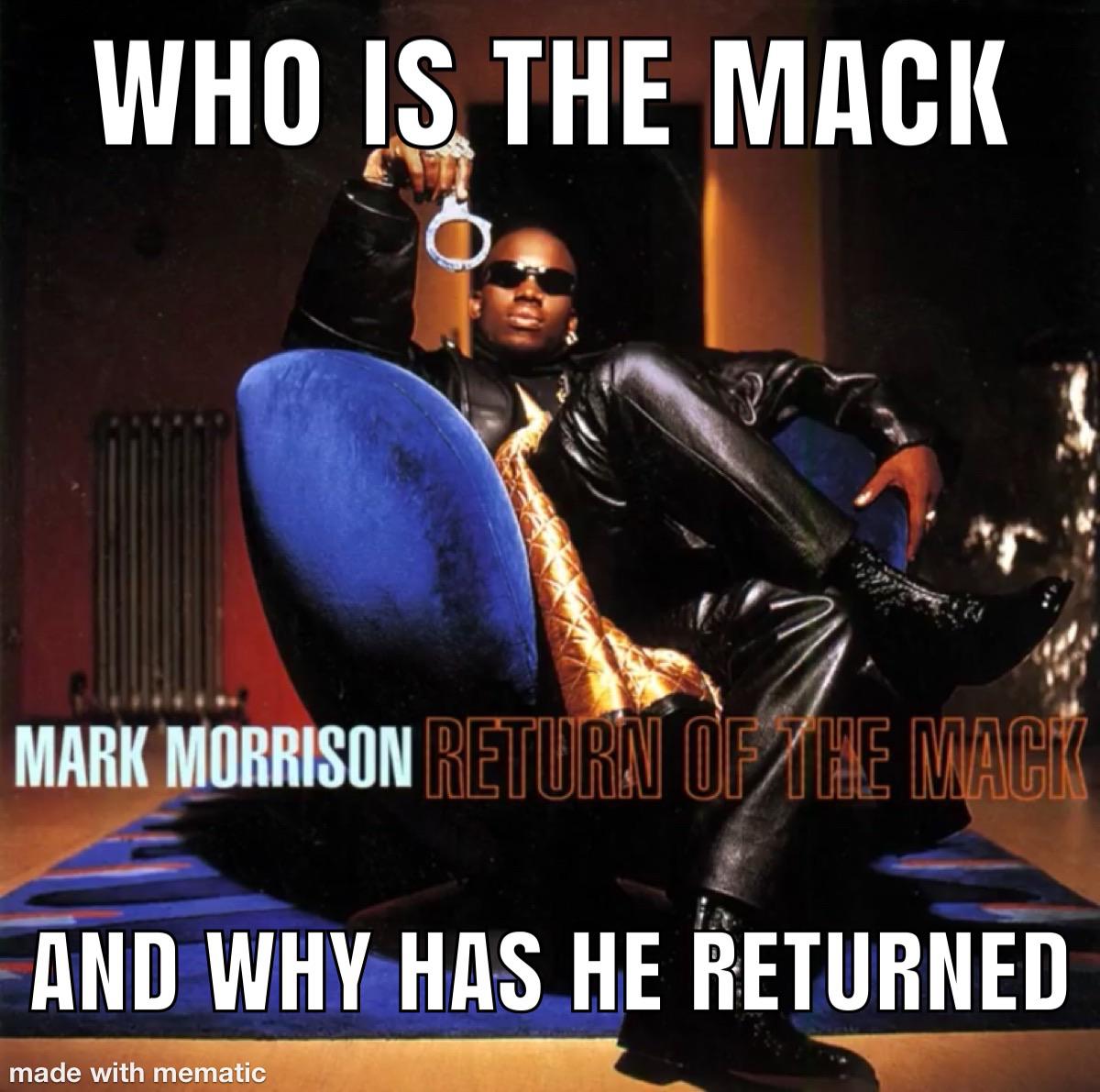 Jeder kennt doch noch den alten song von mark morrison . Reddit - Dive into anything