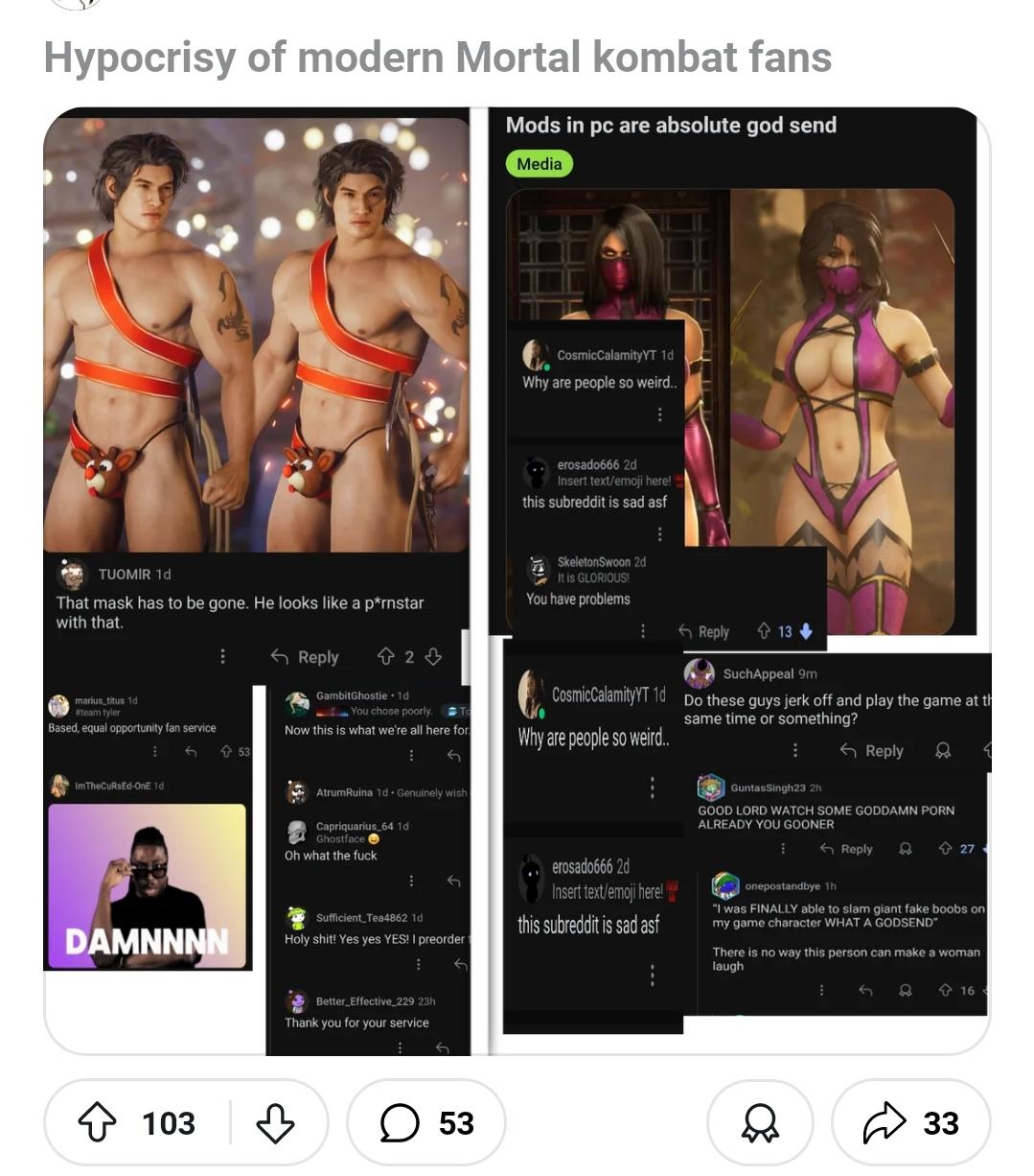 Aha wokies! You made three comments that were making fun of us coomers! So  therefore, are gooning is justified! : rGamingcirclejerk