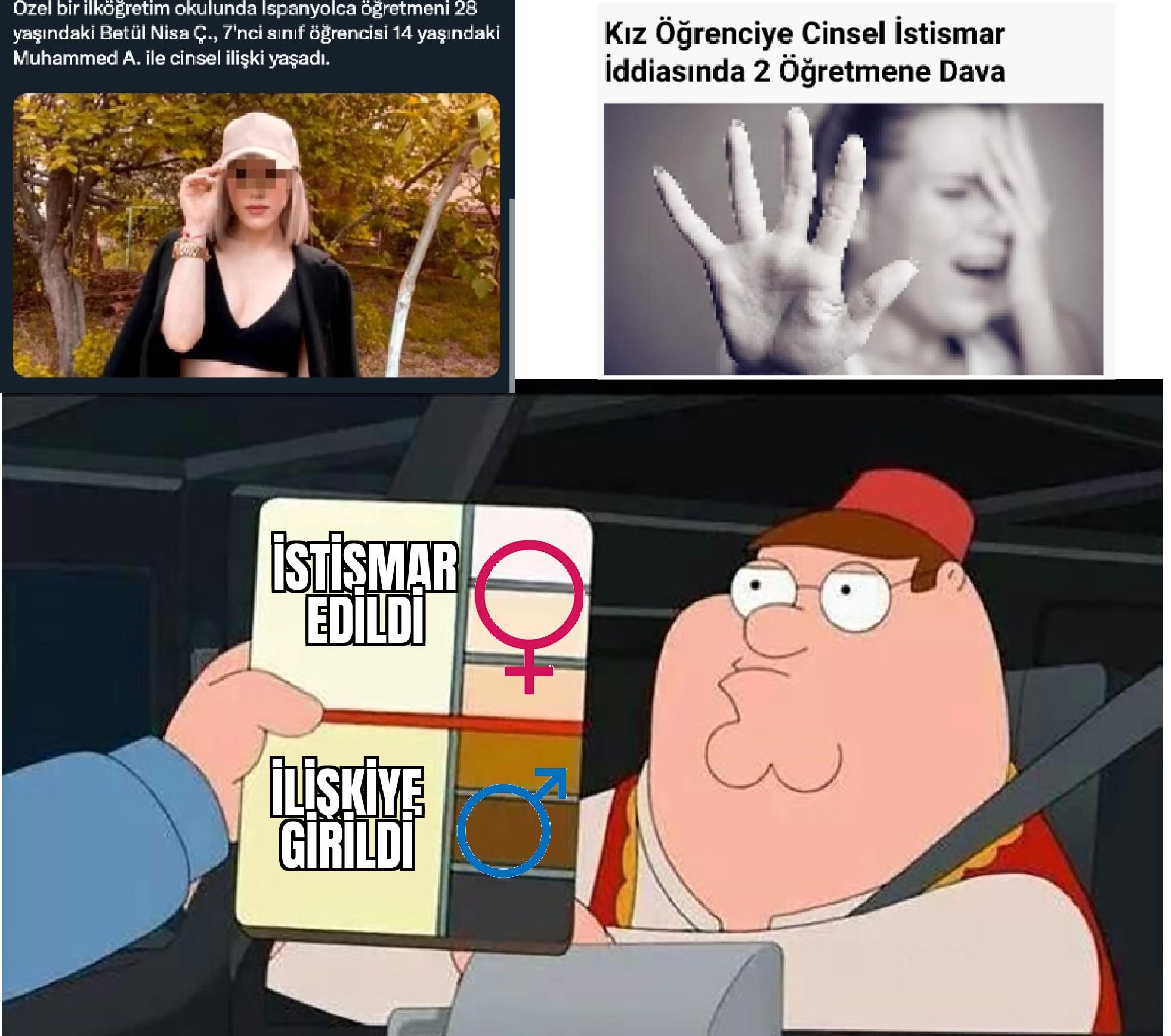 İstanbulda özel bir okulda İspanyolca öğretmeni 28 yaşındaki Betül Nisa  Ç., 7nci sınıf öğrencisi 14 yaşındaki Muhammed Aya cinsel istismarda  bulundu. : rTurkey