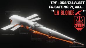 TRF Orbital Fleet Frigate No 71 “La Blonde”, by Bombard