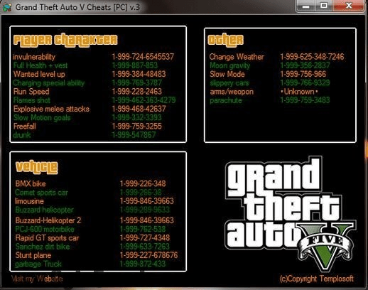 Gta 5 Cheat Codes Xbox One Numbers Cheat Dumper 