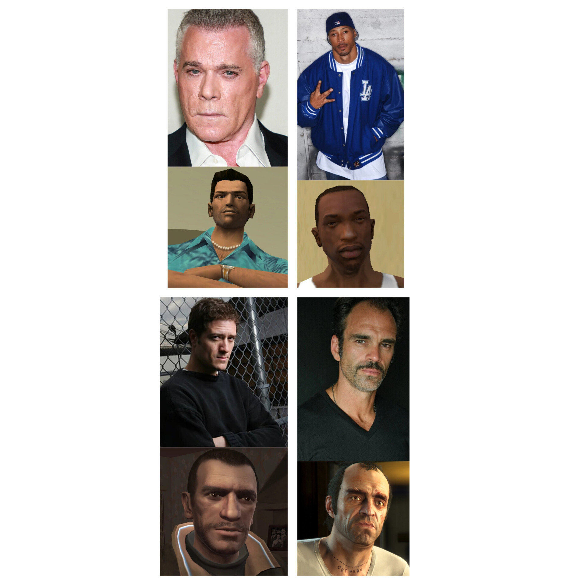 Gta V Voice Actors Comparison 