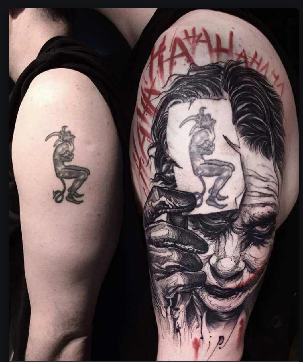 My Joker Cover Up Artist Bruno Santos Dublin Ink Dublin Ireland Tattoos