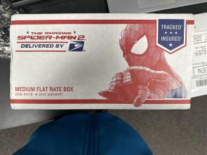 I work for a shipping company and just got this box in our Mail Drop