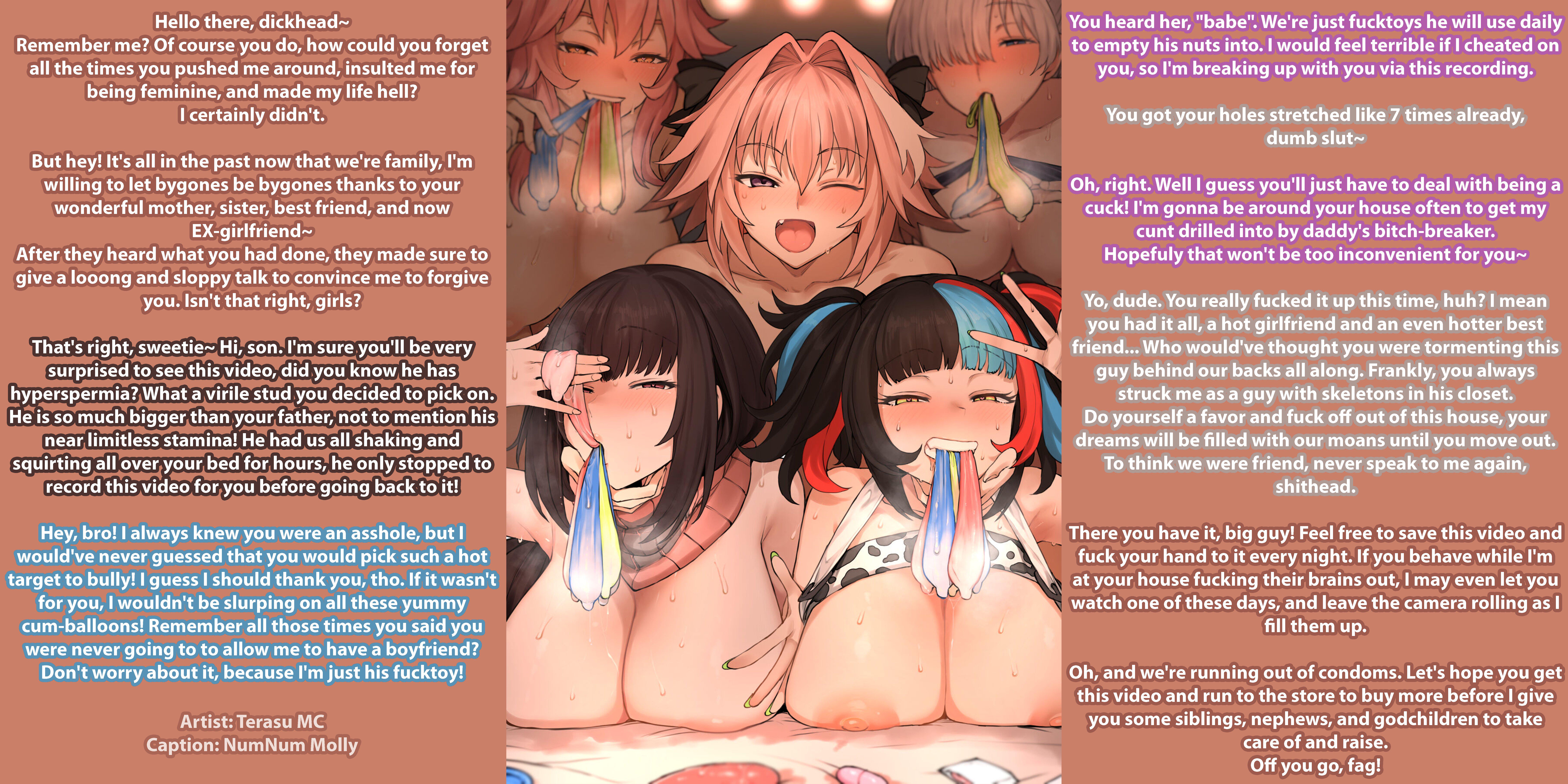 Bullied Femboys Revenge [Cuckolding][Revenge From  Bully][Femboy][5Some][Mother][Sister][Exgirlfriend][Best Friend][Verbal  Degradation][F-Slur][Artist: Terasu MC] : rhentaicaptions