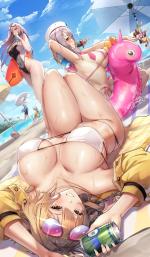 Swimsuit Anis Rapi Neon GaiNoob Nikke: Goddess Of Victory