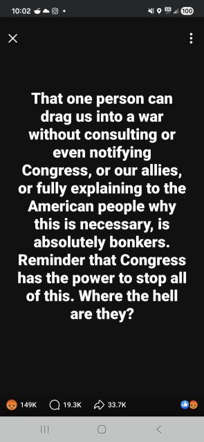Sounds like the constitution is dead