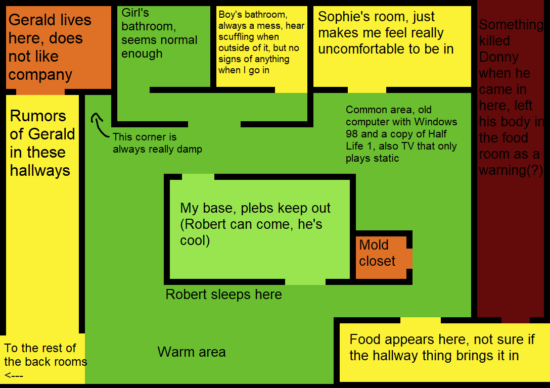 Map of my area of the back rooms