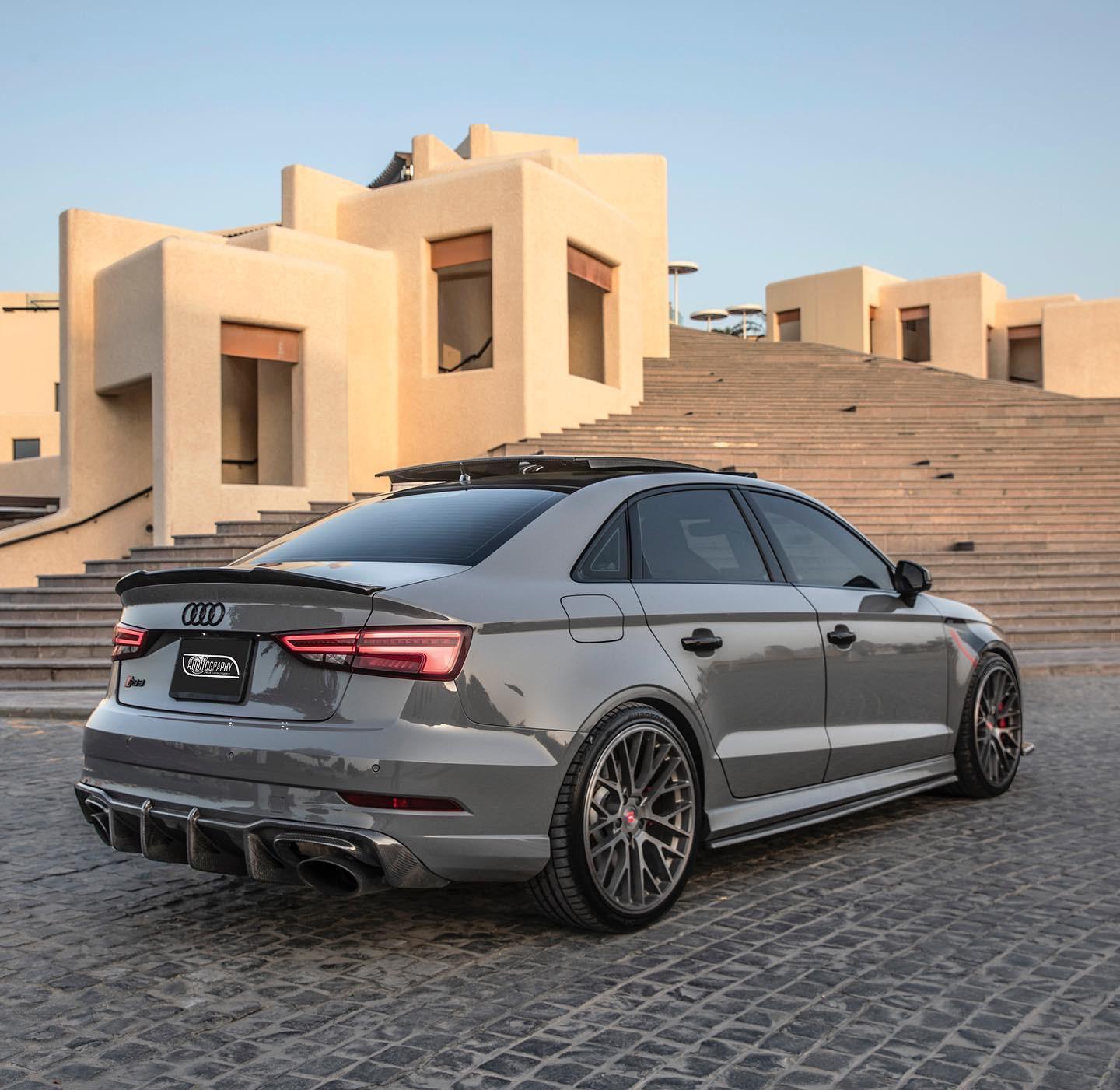 Lovely rs3 sedan shot in doha, qatar